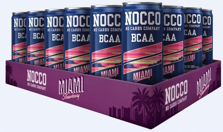 Nocco BCAA Miami (24x330ml) (Fragola, 1 x)