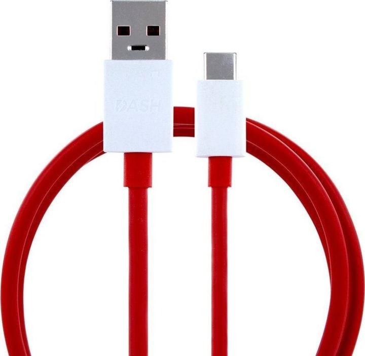 OnePlus Kabel original Kabel USB A auf Typ C 4A D301 1 m rot lose (1 m, USB 3.2 Gen 1)