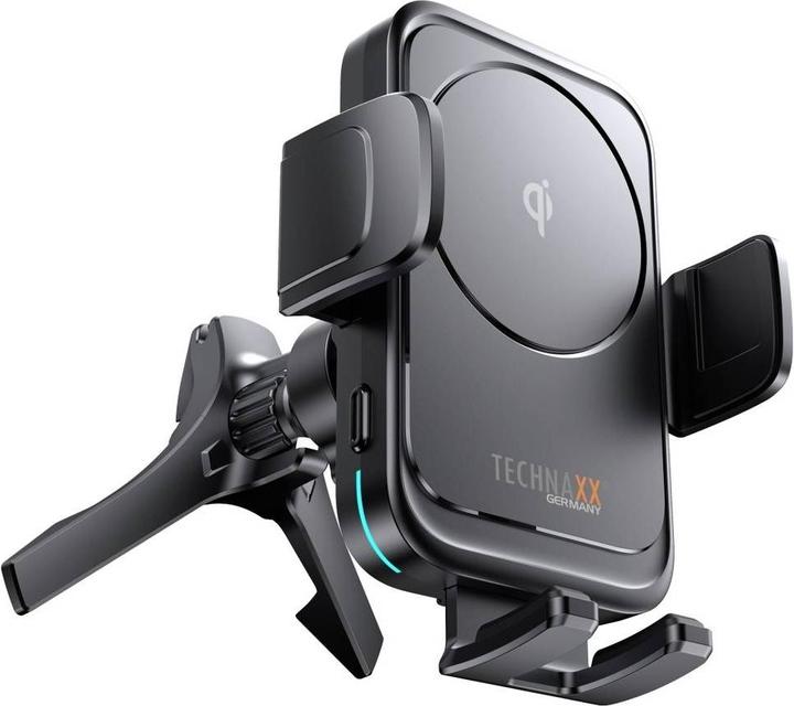 Image du produit Technaxx Kfz-Smartphone-Halterung, Qi-kompatibel, 15 Watt
