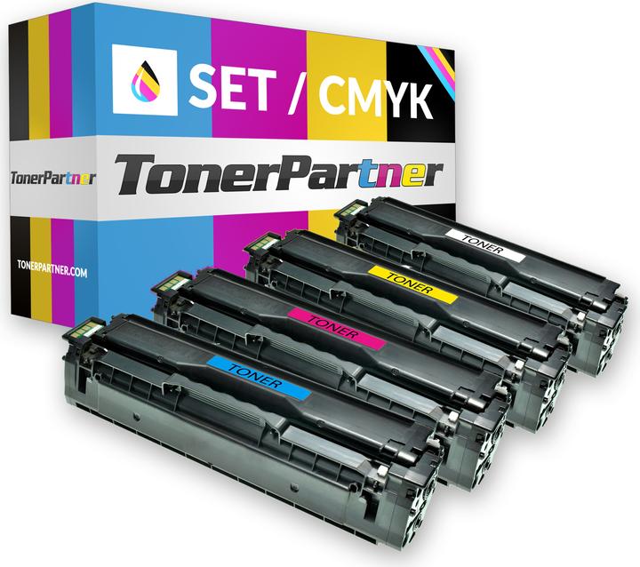 Actual product image Inkadoo Toner multipack compatible to Samsung CLT-P504C/ELS / C504 / SU400A contains 4x toner cart... (M, C, Y, FC)