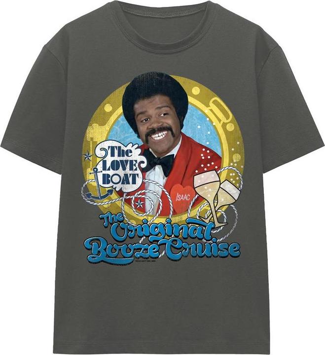 Actual product image The Love Boat Unisex Adult Original Booze Cruise T-Shirt (L)