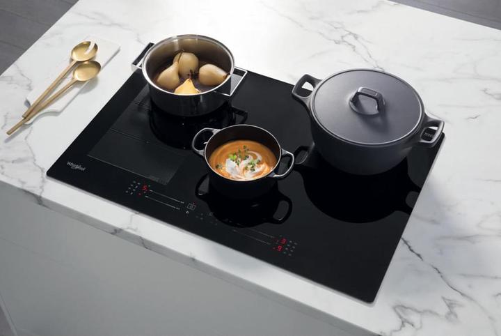 Actual product image Whirlpool WFS0377NE/IXL Inbouw Inductiekookplaat | 4 kookzones
