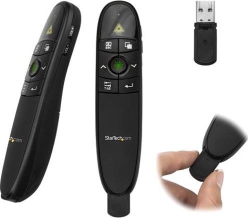 Productafbeelding StarTech Draadloze presentatieafstandsbediening met groene laseraanwijzer - 27m - USB Presentatie C