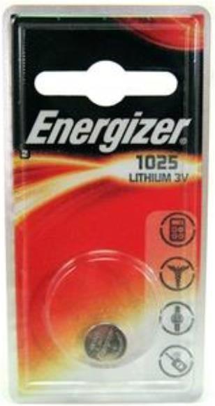 Actual product image Energizer CR1025 Lithium (1 pcs., CR1025, 30 mAh)