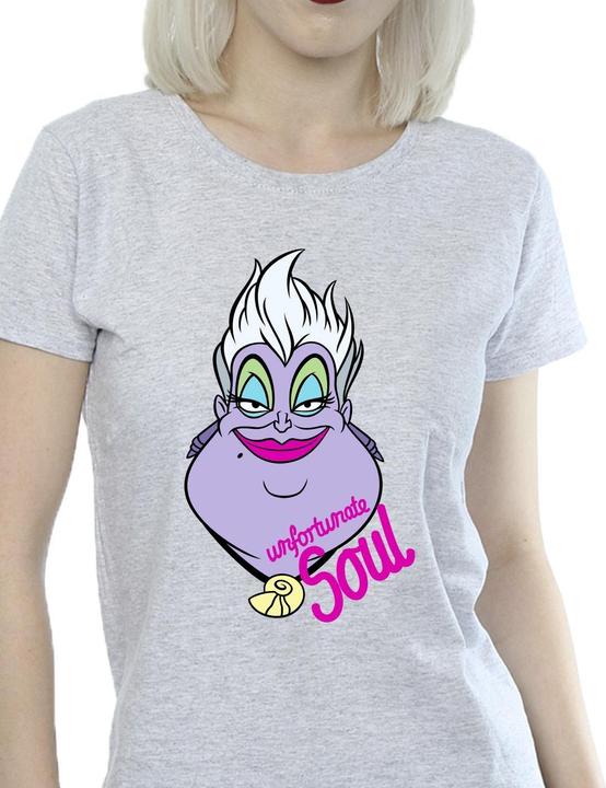 Actual product image Disney Womens/Ladies Villains Ursula Unfortunate Soul Cotton T-Shirt (L)
