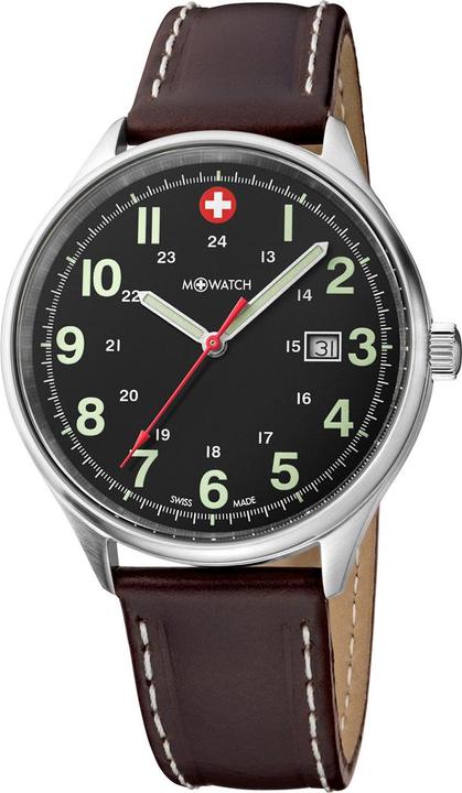 M Watch Mondaine Aero 41 (Analoguhr, Fliegeruhr, Swiss Made, 41 mm)