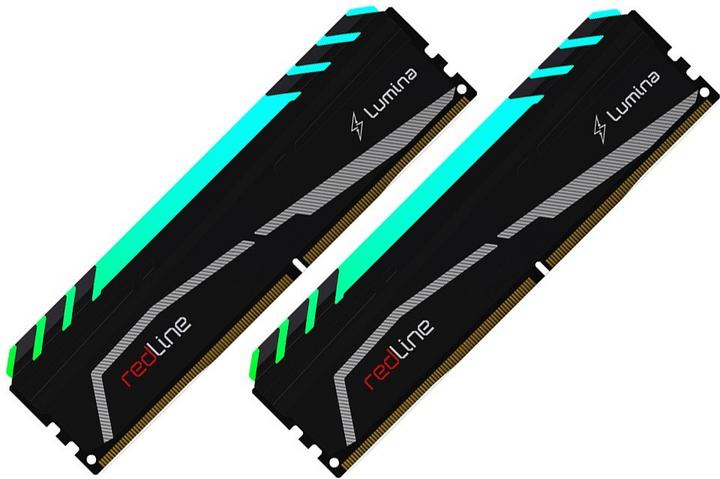 Actual product image Mushkin DDR4 32GB 3600 - CL - 16 Redline Lumina RGB Dual Kit (2 x 16GB, 3600 MHz, DDR4-RAM, DIMM)