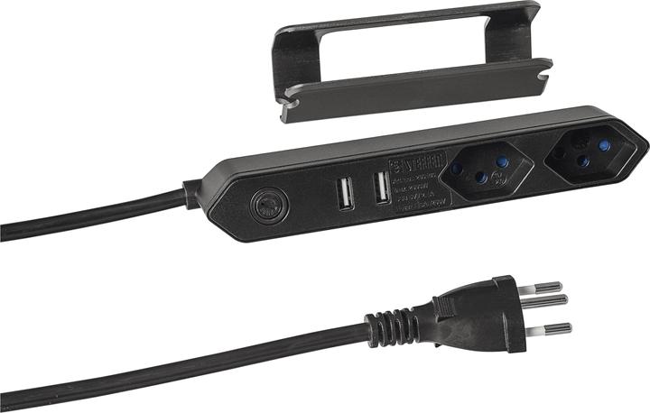 Steffen Steba IQ inkl. Clip-Befestigung (2 x, Typ 13, USB-A, 1.50 m)