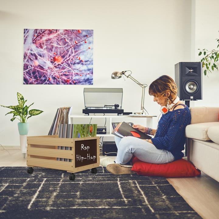 Image du produit Relaxdays Coffre à disques (Plaques)