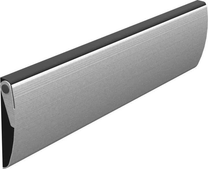 Actual product image Ellen Letterbox insert Inox with flap and brush DIY Progr. steel silver