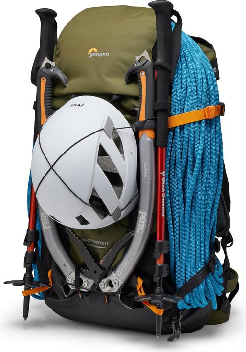 Actual product image Lowepro PhotoSport X BP AW Green Lin (Camera shoulder bag, 48 l)