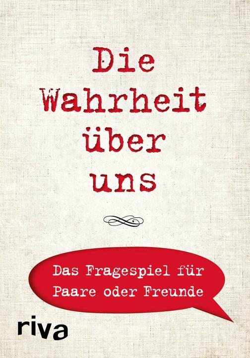 Produktbild Die Wahrheit über uns – Das Fragespiel für Paare oder Freunde (Deutsch, David Tripolina, 2017)