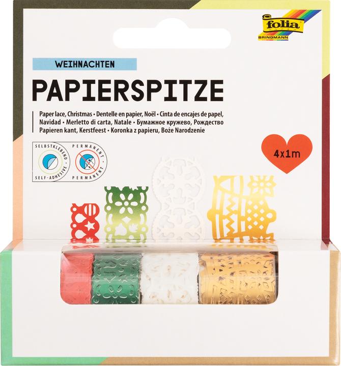 Produktbild Folia Papierbordüre Weihnachten