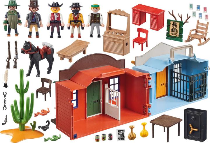 Actual product image Playmobil Driving Western City (70012)