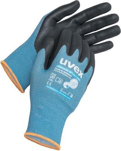 Produktbild Uvex Safety Mechanikerhandschuh Phynomic AirLite C ESD, Blau (7)
