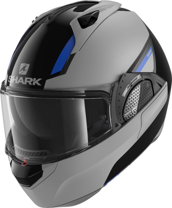 Image du produit Shark Casque Modulaire Evo Gt Sean / Gris / Noir / Brillant / Mat XS (XS)