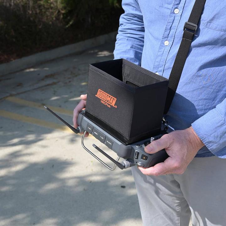 Produktbild Hoodman Sonnenblende und Tragegurt für DJI RC Plus (Drohnen Blendschutz, Drohnen Fernsteuerung Strap, DJI RC)