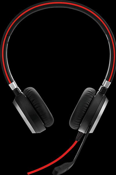 Actual product image Jabra Evolve 40 Duo MS (Cable, USB-C)