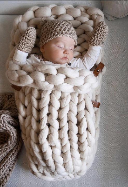 Immagine prodotto Baby-Nest Coprigambe invernale in lana merino grande