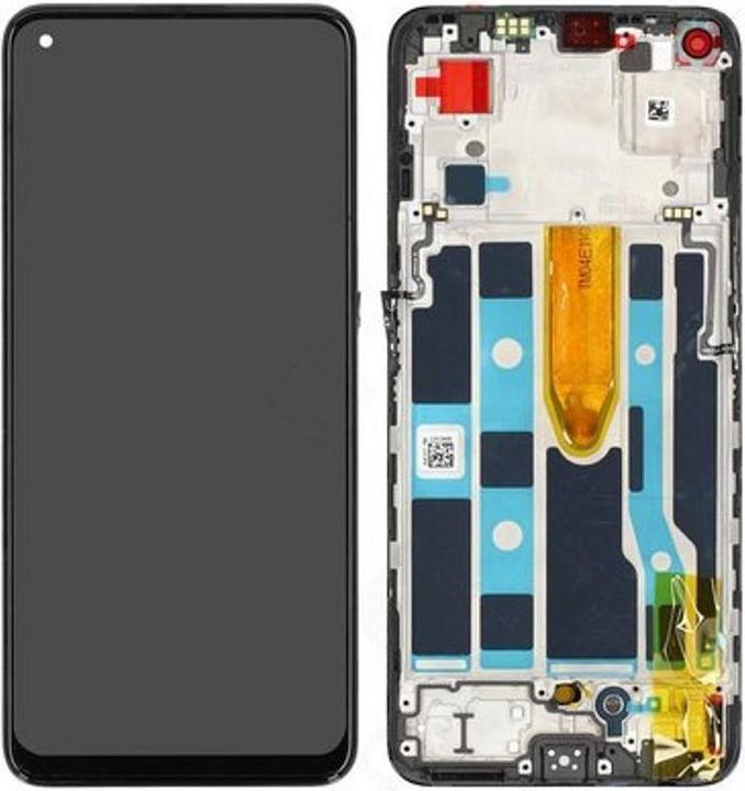 Immagine prodotto OPPO LCD + Touch + Frame per CPH2371, CPH2371 Find X5 Lite, Reno7 5G - nero