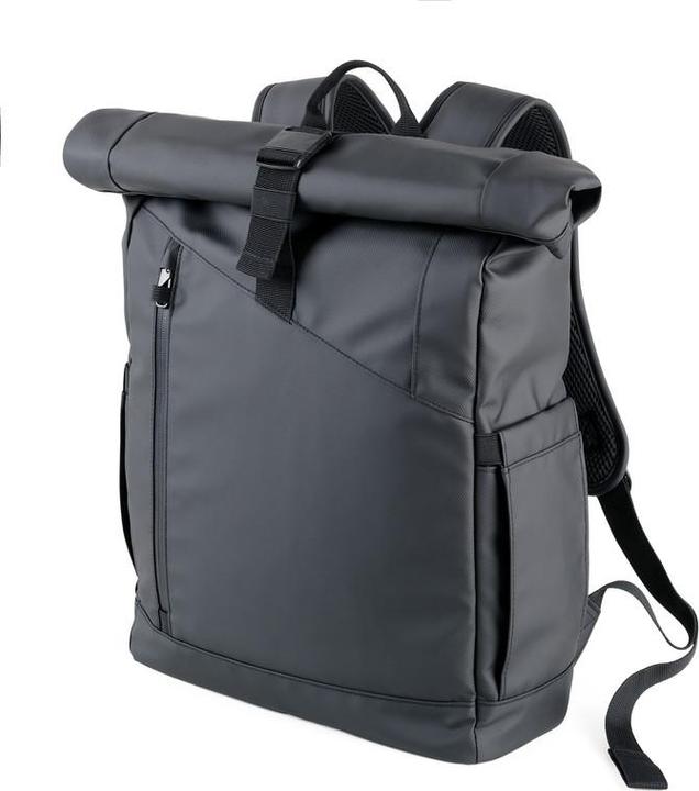 Produktbild Troika BLACK ROLL TOP Rolltop Rücksack, schwarz (17.50 l)