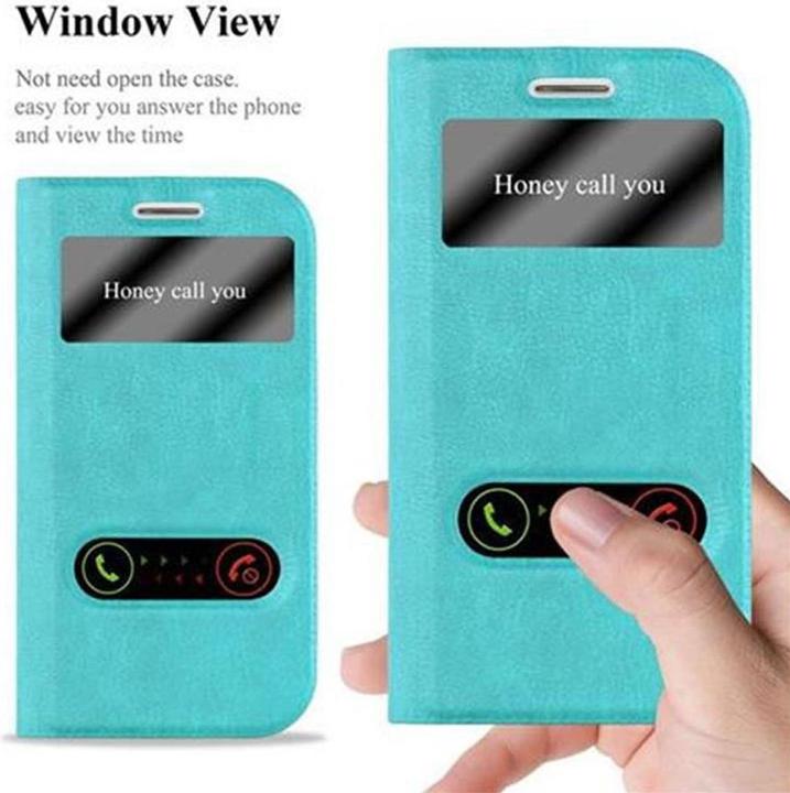 Produktbild Cadorabo Book mit View Doppelfenster Cover (Samsung Galaxy S3)