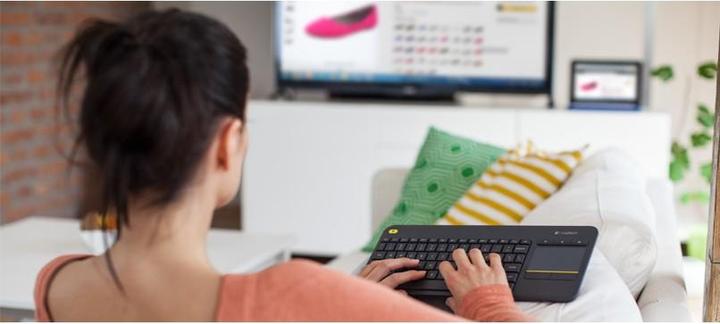 Actual product image Logitech K400 Plus (DE, Wireless)