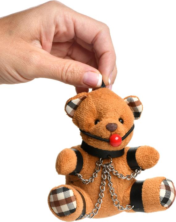 Productafbeelding Master Series Geknevelde Teddybeer Sleutelhanger