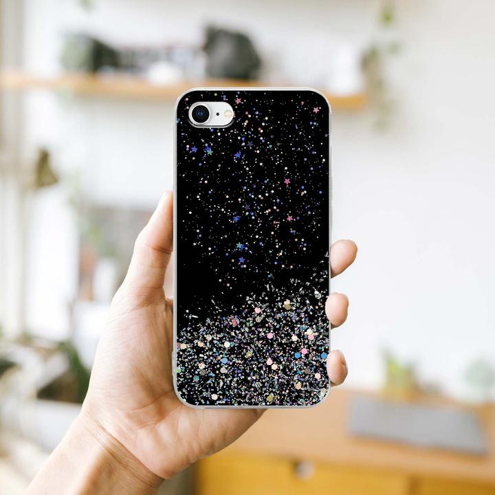 Produktbild Cadorabo TPU Cover funkelnder Glitter (Apple iPhone 7, Apple iPhone SE (2nd Gen))