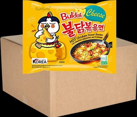 Actual product image Samyang Buldak Buldak Hot Chicken Ramyeon Cheese (5600 g)