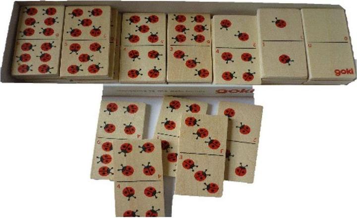 Actual product image Goki Dominogame Ladybird (German)
