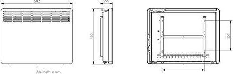 Produktbild AEG Haustechnik WKL 1505, 1500 W Wandkonvektor für ca. 18 m², mit Stecker (1500 W)