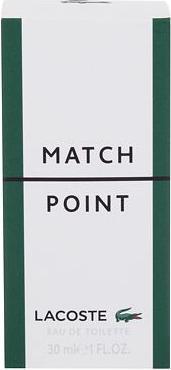 Actual product image Lacoste Match Point (Eau de toilette, 30 ml)