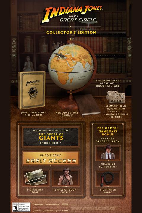 Produktbild Bethesda Indiana Jones and the Great Circle: Collector's Edition (Xbox Series X, Xbox Series S, Windows, EN)