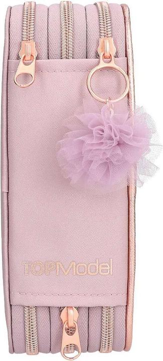 Actual product image Magni DEPESCHE TOPModel Federtasche 3fach VIVA VIOLET gefüllt