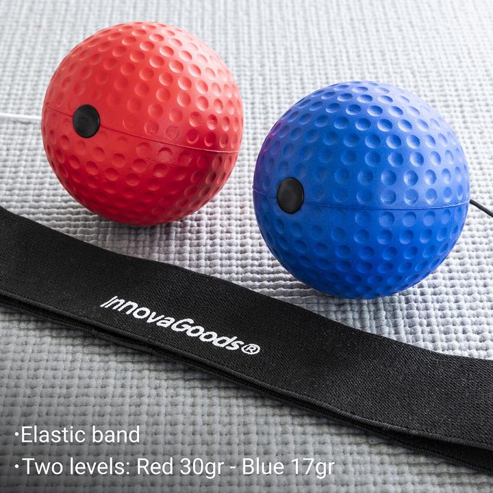 Produktbild InnovaGoods Trainings- und Reflexball-Set Balxing (3.80 cm, 0.03 kg)