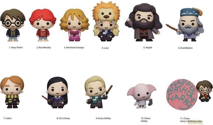 Produktbild Monogram Int. Harry Potter 3D PVC-Taschenanhänger Series 12 Display (24)