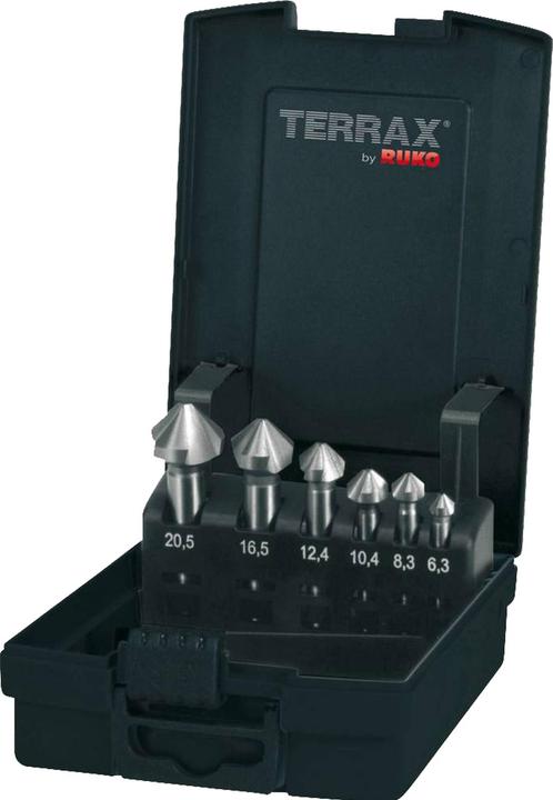 Immagine prodotto Ruko Set di svasatura (6,3 mm, 8,3 mm, 10,4 mm, 12,4 mm, 16,5 mm, 20,5 mm)