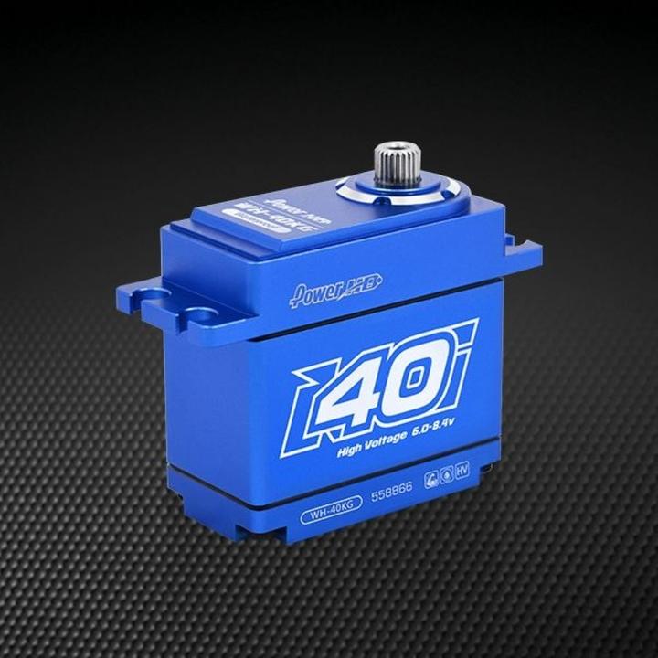 Immagine prodotto Power HD Servo WH-40KG / 29.0kg/0.20sec. 6V//40.0kg/0.17 8.4V / digitale / impermeabile