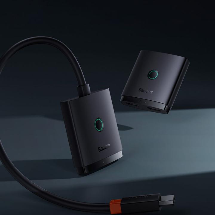 Actual product image Baseus HDMI Switch Cluster Black
