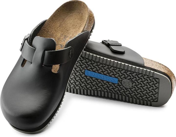 Actual product image Birkenstock Boston Super Grip Natural Leather Narrow (48)