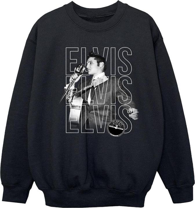 Elvis Triple Logo Portrait Sweatshirt Mädchen