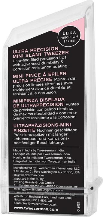 Immagine prodotto Tweezerman Mini pinzetta obliqua oro