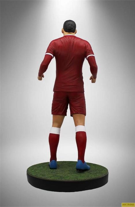 Actual product image Creative Distribution Football's Finest statuette résine 1/3 Liverpool (Virgil Van Dijk) 60 cm