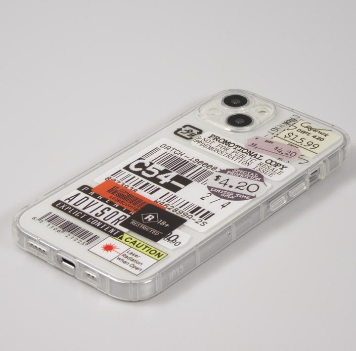 Actual product image PhoneLook Cover Sticker Vintage Sticker Price-tag collage (Apple iPhone 13)