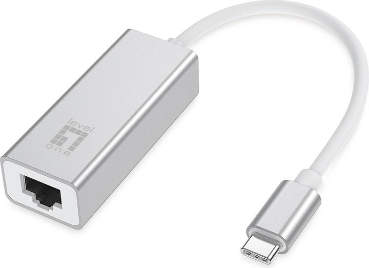 Immagine prodotto LevelOne USB-0402 Adattatore di rete Gigabit USB-C (USB-C, RJ45 (1x))