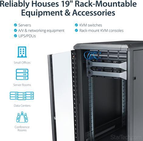 Actual product image StarTech 22U 36IN SERVER RACK CABINET (22 RU, 19 inch rack)