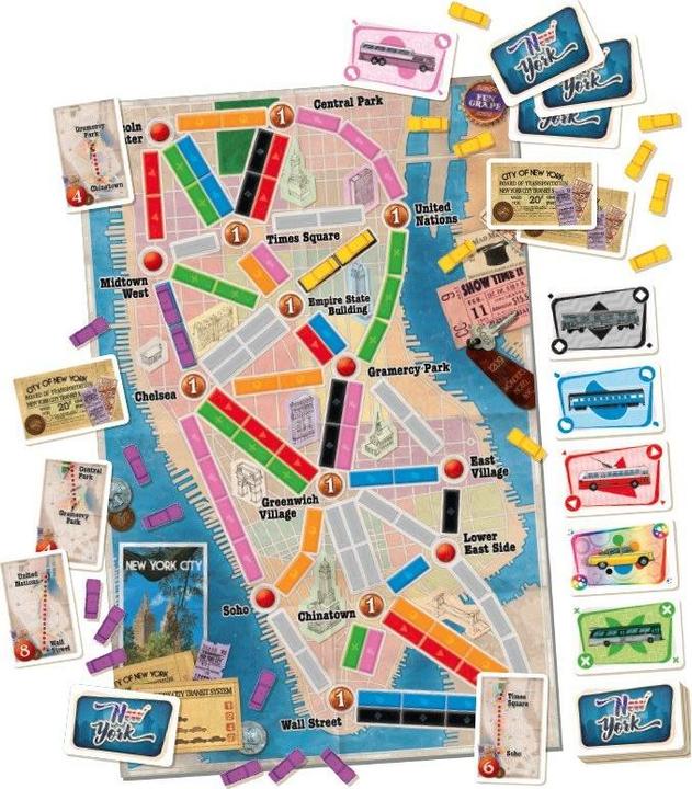 Actual product image Days of Wonder Ttr Les Aventuriers Du Rail New York (Fr) (French)