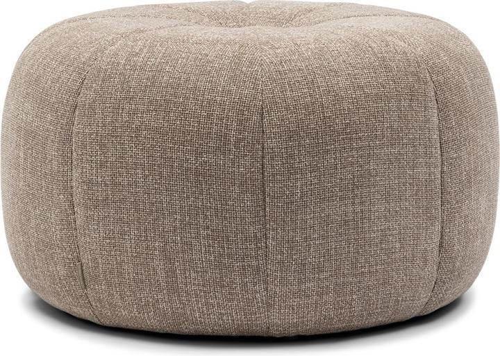 Rivièra Maison Falcone Stool, chenille jacquard, bright taupe