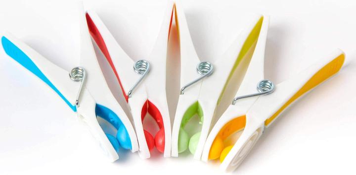 FTM Mollette per abiti 24 pezzi, Multicolore